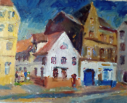 Flensburg Häuser an der Schiffbrücke, 2024