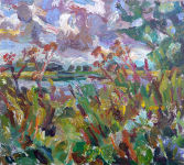 Wildblumen an der Elbe, 2020