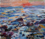 Sonnenaufgang über der Ostsee, 2021
