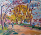 Frühling an der Alster,2021