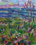 Blühende Wiese, Fehmarn, 2021