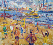 Beachvolleyball an der Elbe, 2022