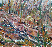 Wald, etwas Schnee, 2023