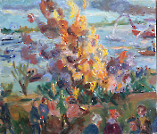 Osterfeuer in Blankenese 2, 2025