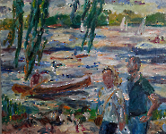 Paar an der Alster 1, 2026, Auftragsarbeit